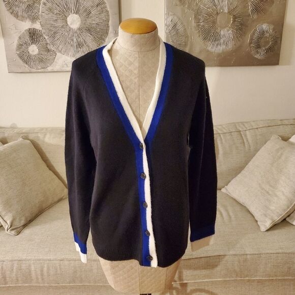 Court & Rowe Kenmare Stripe Trim Cardigan - Picture 3 of 12